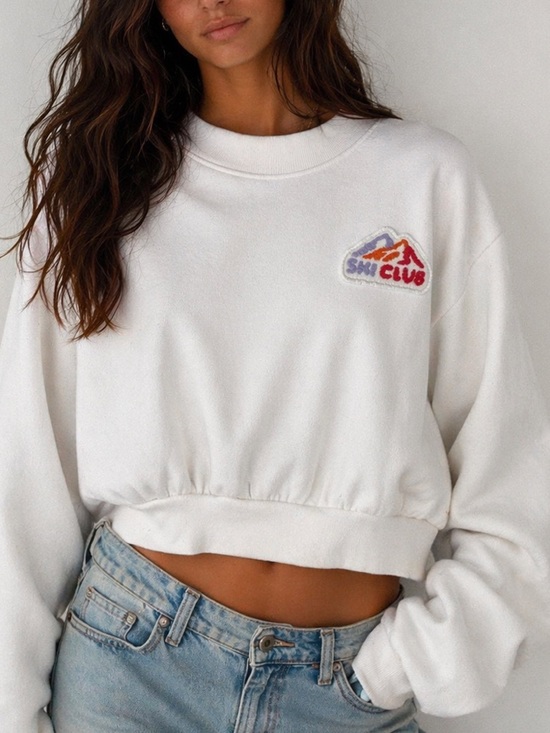 all in motion Tops - 🖤All in Motion White Sweatshirt with Colorful Logo
